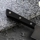 Нож кухонный Samura SHADOW сантоку, лезвие 17,5 см, с покрытием BLACK-COATING - Фото 4
