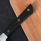 Нож-топорик кухонный Samura Harakiri, лезвие 18 см, сталь AUS-8, чёрная рукоять - Фото 4