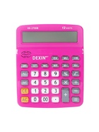 Калькулятор настольный 12-разрядный КК-2700 В, малиновый - Фото 1