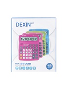 Калькулятор настольный 12-разрядный КК-2700 В, малиновый - Фото 6