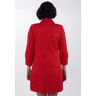 Пальто женское размер 50, цвет  красный 1630 - Фото 3