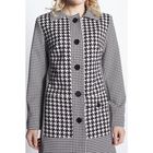 Пальто женское размер 46,  цвет черно-белый 1502 - Фото 2