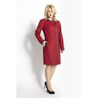 Пальто женское размер 56, цвет темно-красный 1522 - Фото 1
