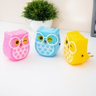 Ночник RISALUX «Совенок», 0.1 Вт, 220 В, сохраняет энергию, 7.5×7.5×3.7 см, МИКС - Фото 1
