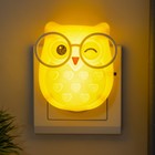 Ночник RISALUX «Совенок», 0.1 Вт, 220 В, сохраняет энергию, 7.5×7.5×3.7 см, МИКС - Фото 3