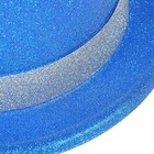 Шляпа пластиковая «Фееричный цилиндр», р-р. 56, цвет синий - Фото 2