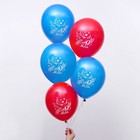 Воздушный шар латексный 12" «9 Мая», голубь, 5 шт. - Фото 2