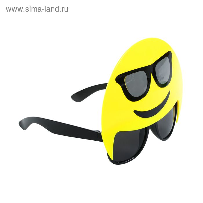 Карнавальные очки "Смайлик" в очках - Фото 1