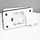 Настольная лампа складная «Современный» 30хLED от батареек/USB бело-черный 24×7×12.5 см - Фото 13