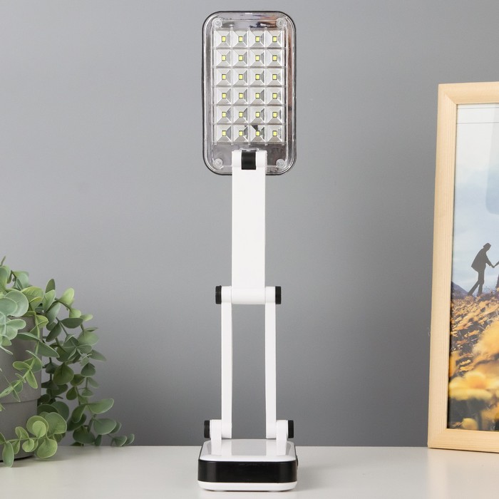 Лампа настольная LED 24 диода "Инновация" от батареек 27,5х7х12,5 см RISALUX - фото 1895084963
