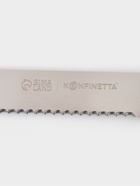 Нож для бисквита Доляна, рабочая часть 20 см, нержавеющая сталь, деревянная ручка - Фото 4