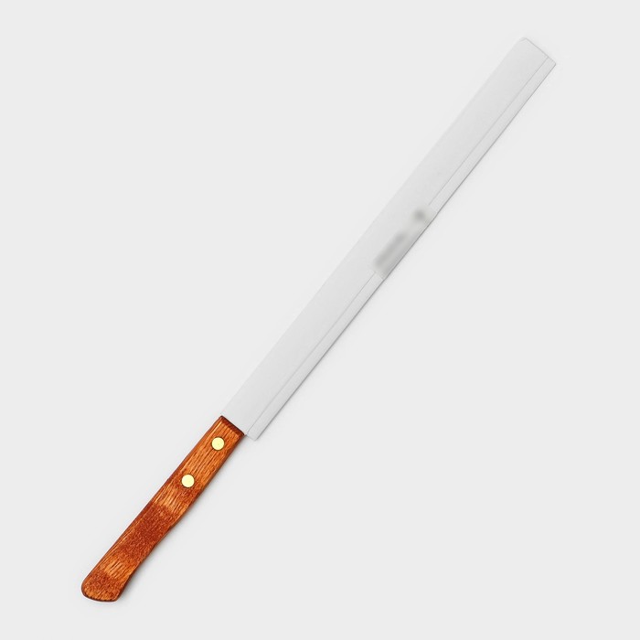 Нож для бисквита, 22 см, деревянная ручка - фото 1886216831