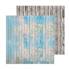 Фотофон двусторонний «Доски окрашенные», 45 × 45 см, переплётный картон, 980 г/м - Фото 1