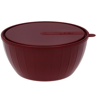 Салатник с крышкой Giaretti Vanilla, 2.8 л, пластик, МИКС