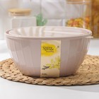 Салатник с крышкой Giaretti Fiesta, 2.8 л, пластик, МИКС - Фото 5