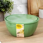 Салатник с крышкой Giaretti Fiesta, 2.8 л, пластик, МИКС - Фото 10