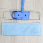 Швабра для мытья пола плоская Доляна, насадка из микрофибры 44×14 см, телескопическая ручка 80-126 см, цвет МИКС - Фото 11