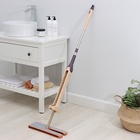 Швабра с отжимом Доляна, двусторонняя насадка из микрофибры 38×12 см, стальная ручка 134 см - Фото 2