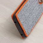 Швабра с отжимом Доляна, двусторонняя насадка из микрофибры 38×12 см, стальная ручка 134 см - Фото 7