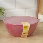 Набор салатников с крышками Giaretti Bono, 3 шт.: 5 л, 2.8 л, 1.7 л, пластик, МИКС - Фото 7