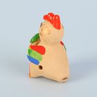 Ковровская глиняная игрушка-свисток "Петушок" микс - Фото 2