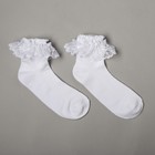 Носки детские, цвет белый, размер 14-16 - Фото 1