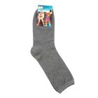 Носки детские, цвет тёмно-серый, размер 20-22 - Фото 2