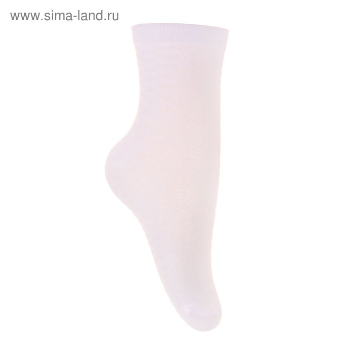 Носки детские, цвет белый, размер 22-24 - Фото 1