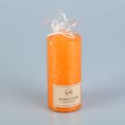 Свеча - цилиндр, лак, 70*170 оранжевая - Фото 2