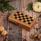 Набор игр дерево 2 в 1 (нарды, шашки) 2х19,5х18 см - Фото 7