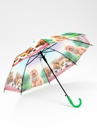 Зонт - трость детский «Зверюшки», полуавтоматический, 8 спиц, R=41/47 см, d=82 см, МИКС - Фото 2