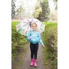 Зонт детский полуавтоматический «Милые зверюшки», r=41см, со свистком, цвет МИКС - фото 8302904