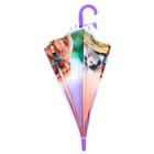 Зонт детский полуавтоматический «Милые зверюшки», r=41см, со свистком, цвет МИКС - фото 8302902