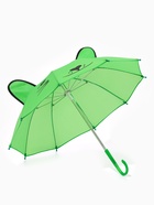 Зонт детский механический «Животные», r — 24 см, с ушками, цвет МИКС - Фото 2