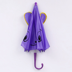 Зонт детский механический «Животные», r=25см, с ушками, цвет МИКС - Фото 24