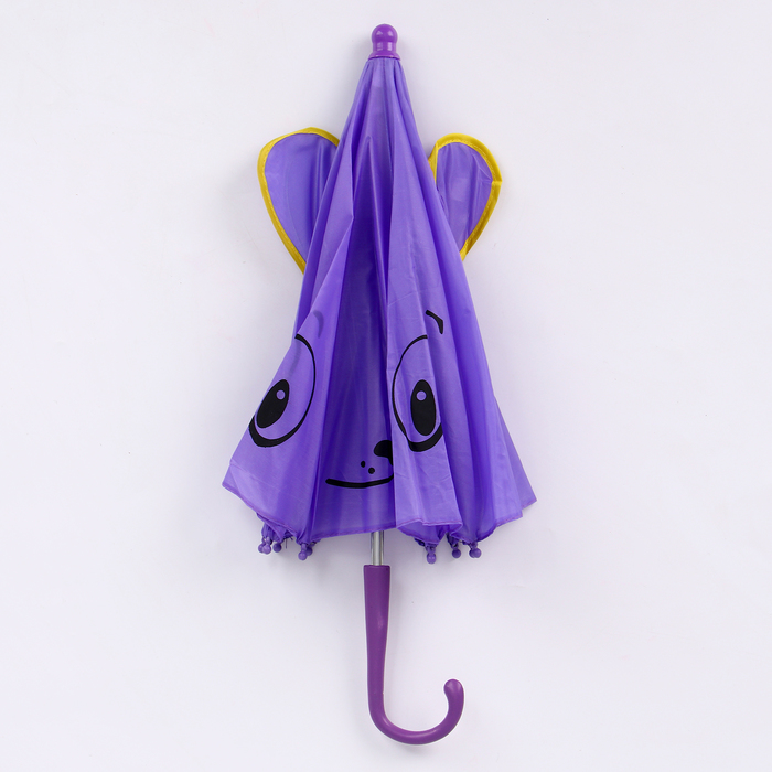 Зонт детский механический «Животные», r=25см, с ушками, цвет МИКС - фото 1905386106
