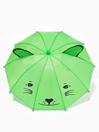 Зонт детский механический «Животные», r — 24 см, с ушками, цвет МИКС - Фото 4