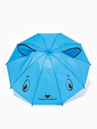 Зонт детский механический «Животные», r — 24 см, с ушками, цвет МИКС - Фото 6