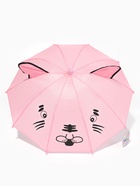 Зонт детский механический «Животные», r — 24 см, с ушками, цвет МИКС - Фото 8