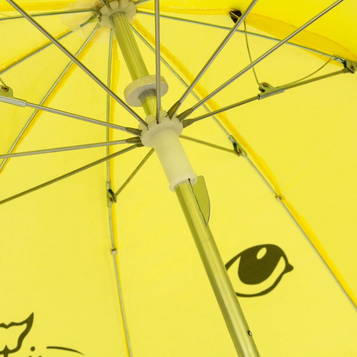 Зонт детский механический «Животные», r=25см, с ушками, цвет МИКС - фото 1883278352