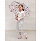 Зонт детский полуавтоматический «Цветочная композиция», r=45см, цвет МИКС - Фото 1
