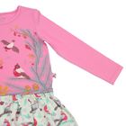 Платье для девочки, рост 98 см, цвет розовый/молочный - Фото 3
