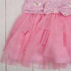 Платье для девочки, рост 74 см (44), цвет розовый - Фото 4
