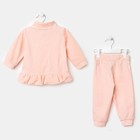 Комплект для девочки (джемпер, брюки), рост 68 см (44), цвет персик - Фото 3