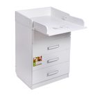 Комод детский пеленальный Фея 1560, 4 выдвижных ящика, цвет белый - Фото 2