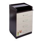 Комод детский пеленальный Фея 1560, 4 выдвижных ящика, цвет венге/бежевый - Фото 1