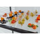 Ложка одноразовая для фуршета, набор 50 шт., 10 см, пластик, прозрачная - Фото 6