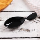 Форма одноразовая для фуршетов Fish, 20 мл, 12 см, цвет чёрный - Фото 2