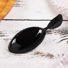 Форма одноразовая для фуршетов Fish, 20 мл, 12 см, цвет чёрный - Фото 4