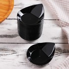 Форма одноразоваядля фуршетов Smart, 25 мл, 8,5 см, цвет чёрный - Фото 1